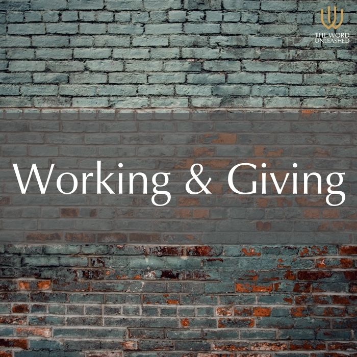 Working and Giving