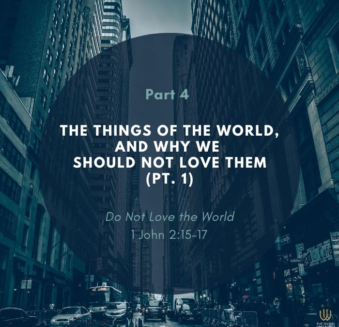 Do Not Love the World – Pt. 4 | The Things of the World, and Why We Should Not Love Them (Pt. 1)