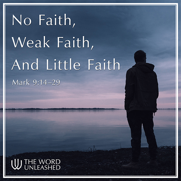 No Faith, Weak Faith, & Little Faith